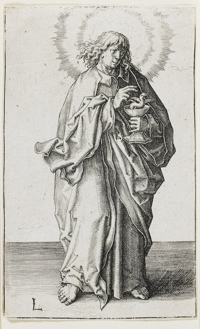 Pyhä Johannes, 1510 tekijältä Lucas van Leyden