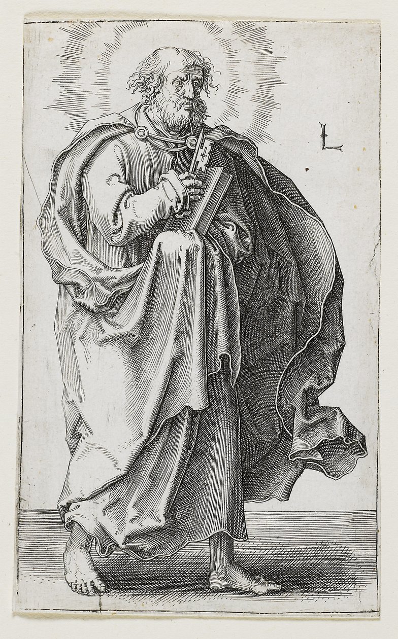 Pyhä Pietari, 1510 tekijältä Lucas van Leyden