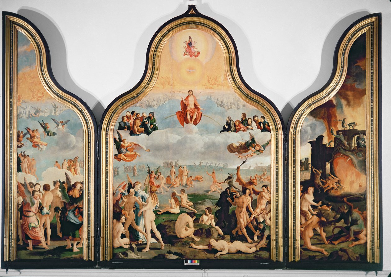 Viimeinen tuomio (alttaritaulu) tekijältä Lucas van Leyden