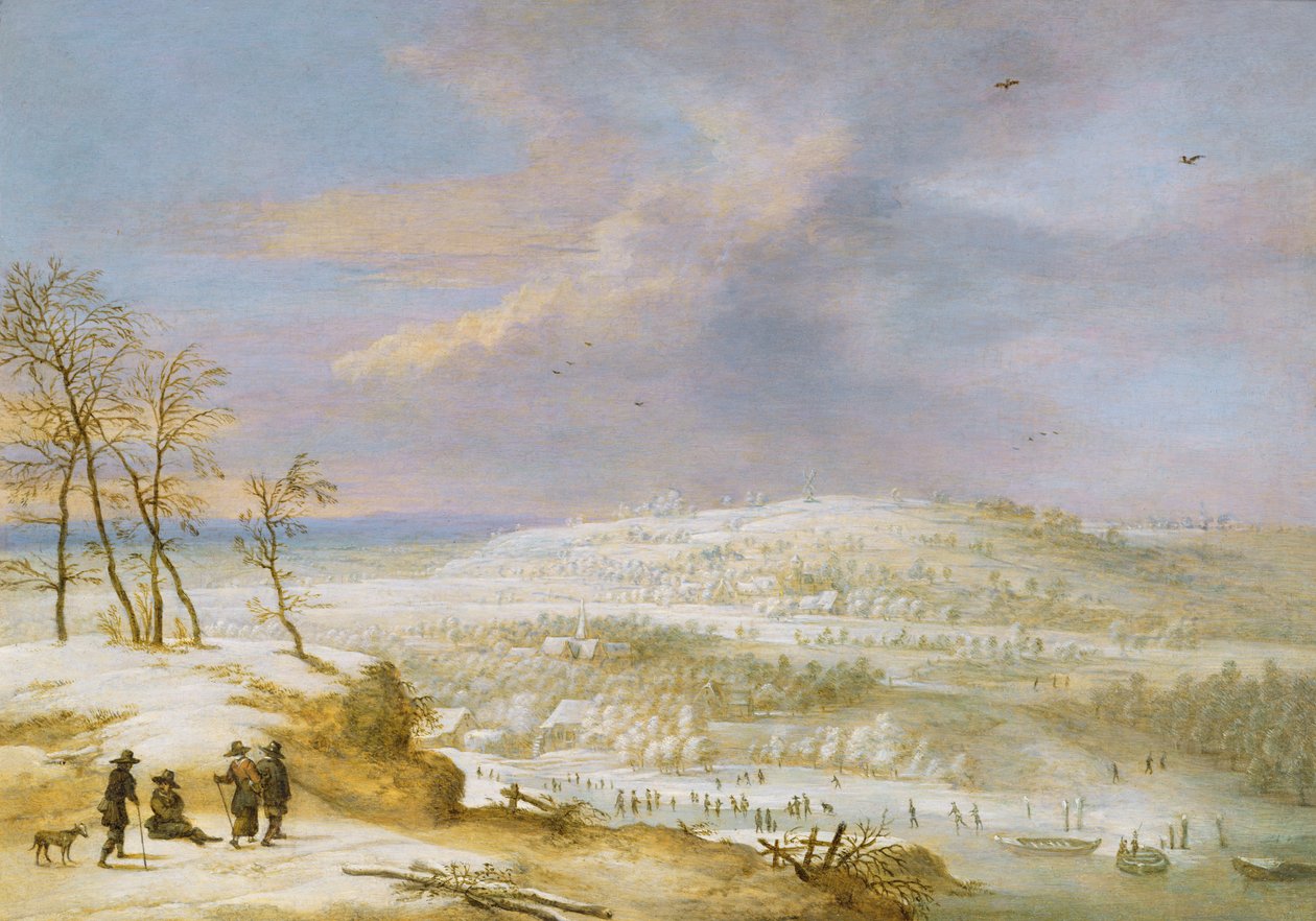 Talvi, 1700-luku tekijältä Lucas van Uden