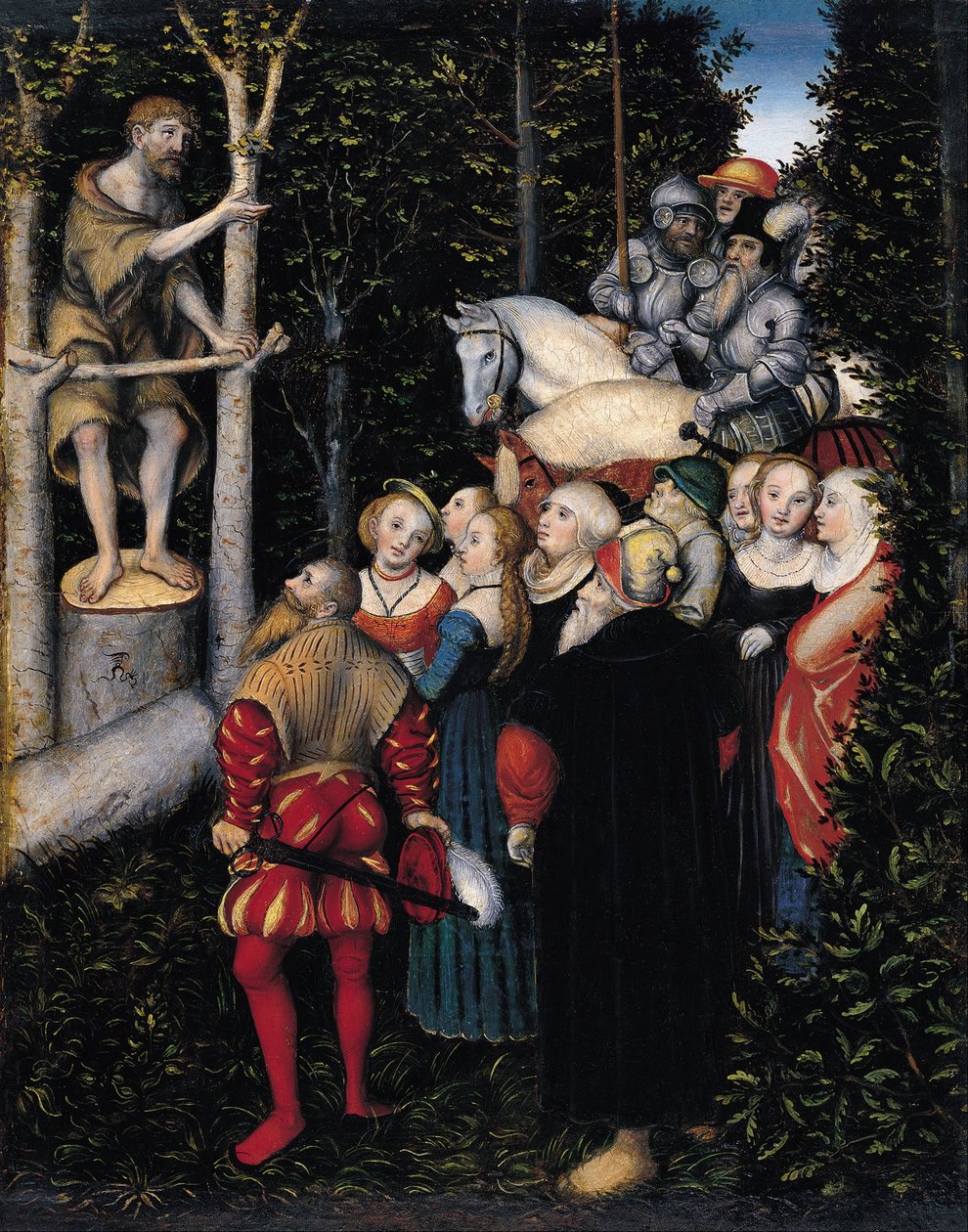 Johannes Kastajan saarna tekijältä Lucas Cranach the Elder