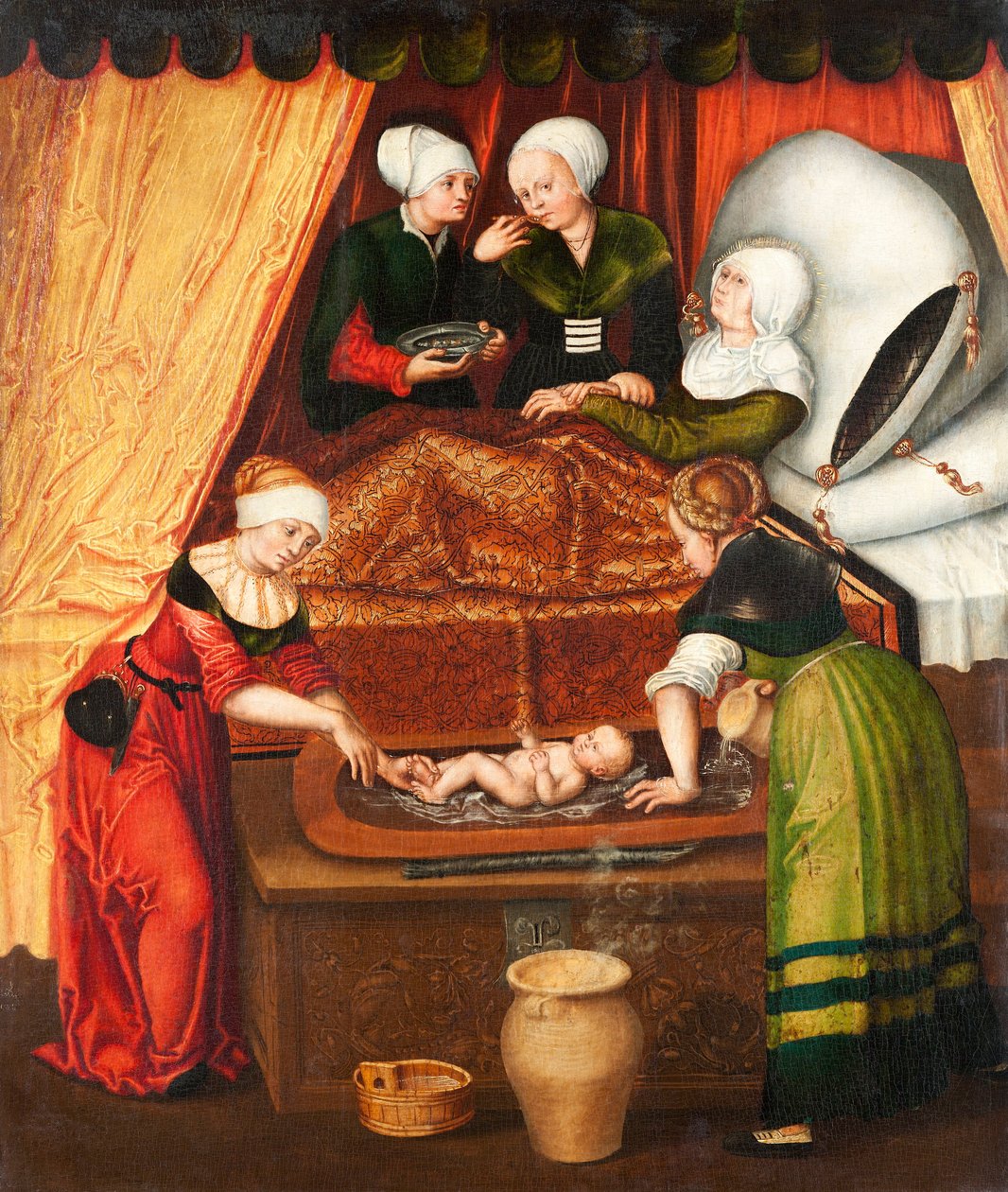 Marias Geburt tekijältä Lucas Cranach