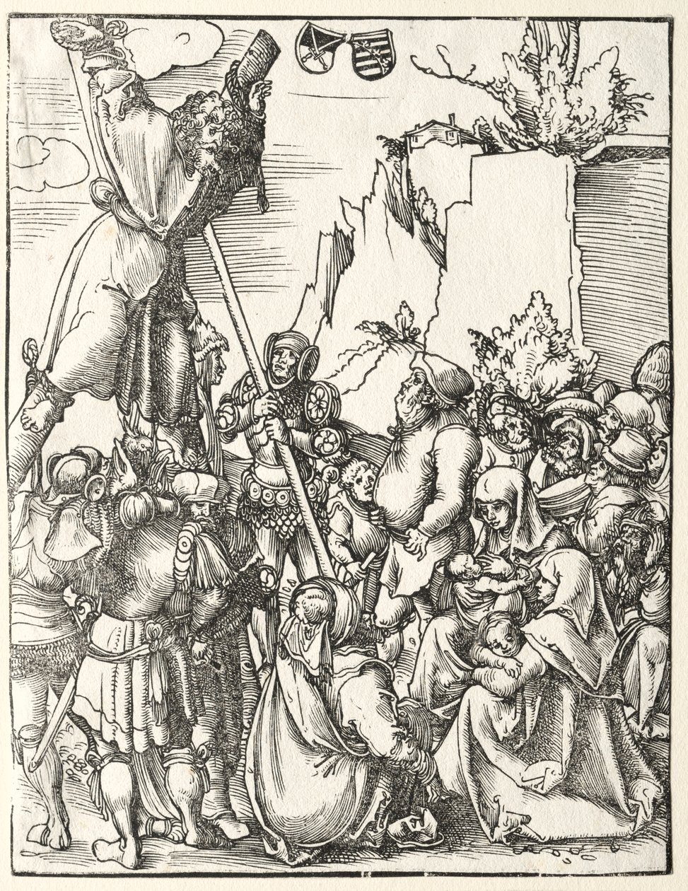 Pyhän Andreaksen marttyyrikuolema tekijältä Lucas Cranach