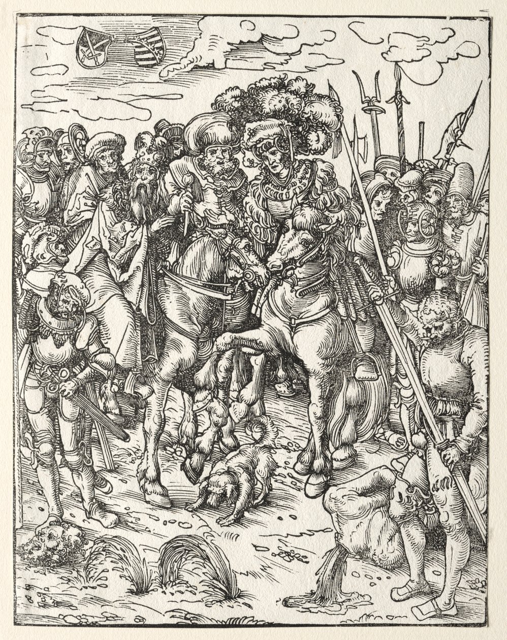 Pyhän Matteuksen marttyyrikuolema tekijältä Lucas Cranach