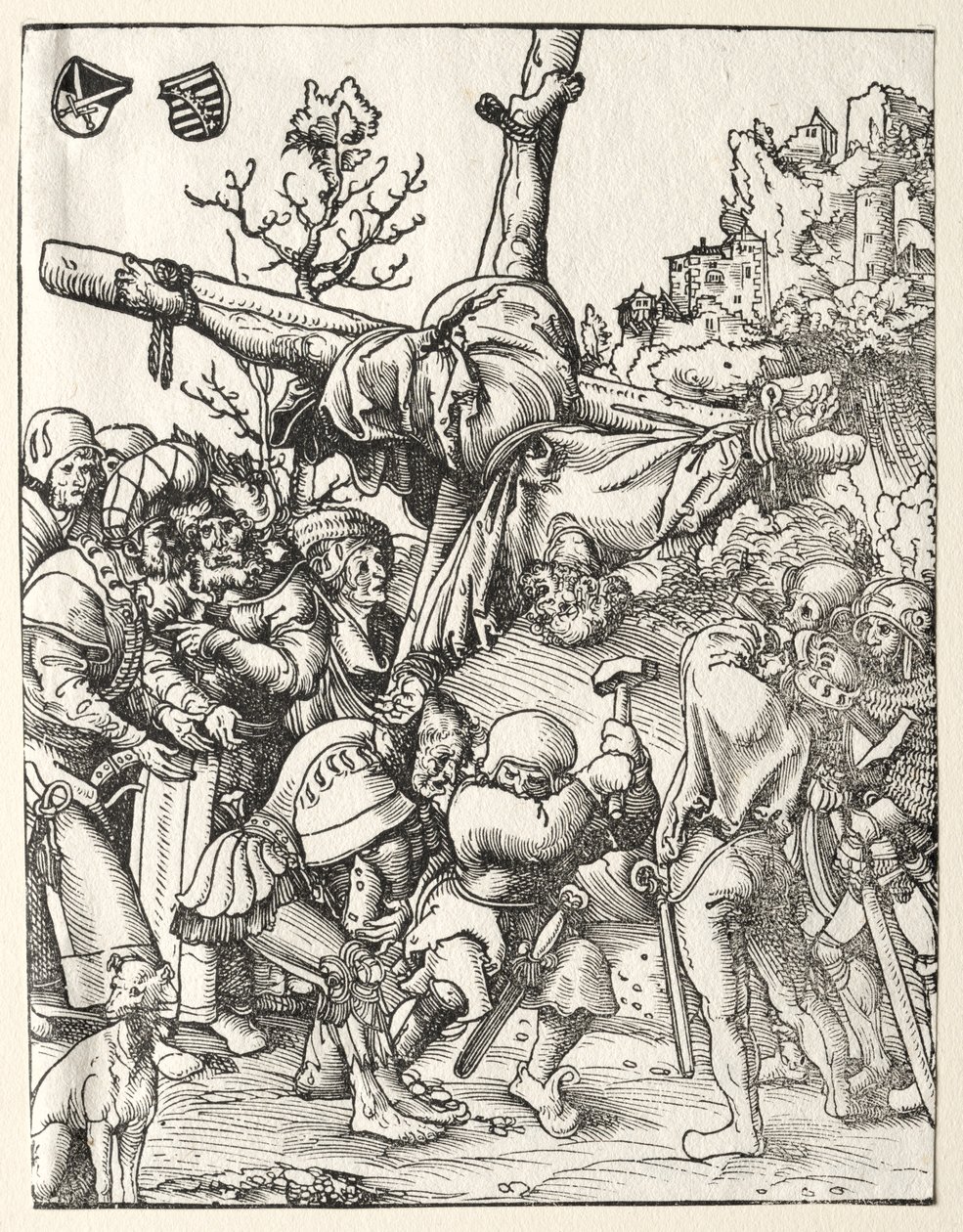 Pyhän Pietarin marttyyrikuolema tekijältä Lucas Cranach