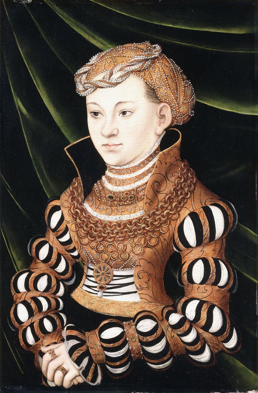 Saksin prinsessa Margaretin muotokuva tekijältä Lucas Cranach