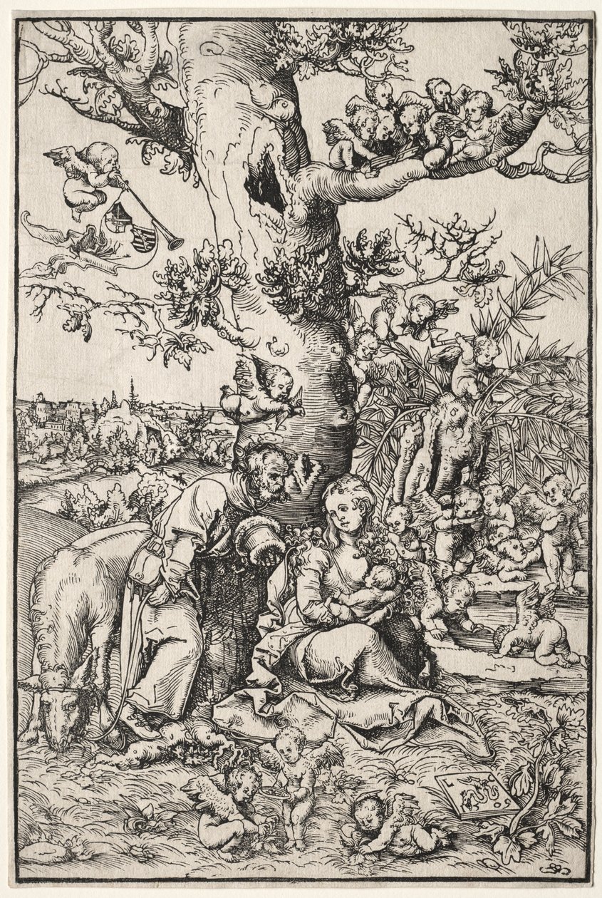 Lepää lennolla Egyptiin tekijältä Lucas Cranach