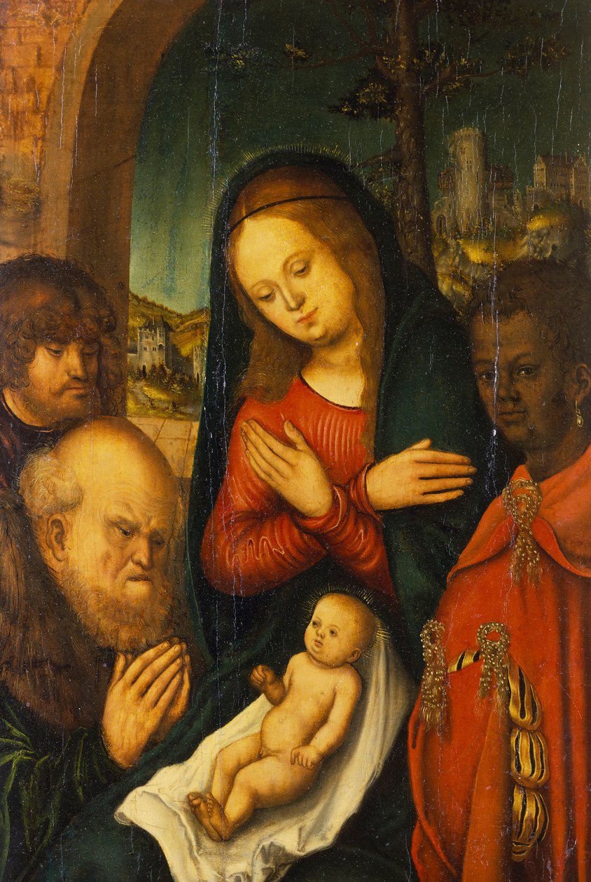 Kuninkaiden palvonta tekijältä Lucas Cranach