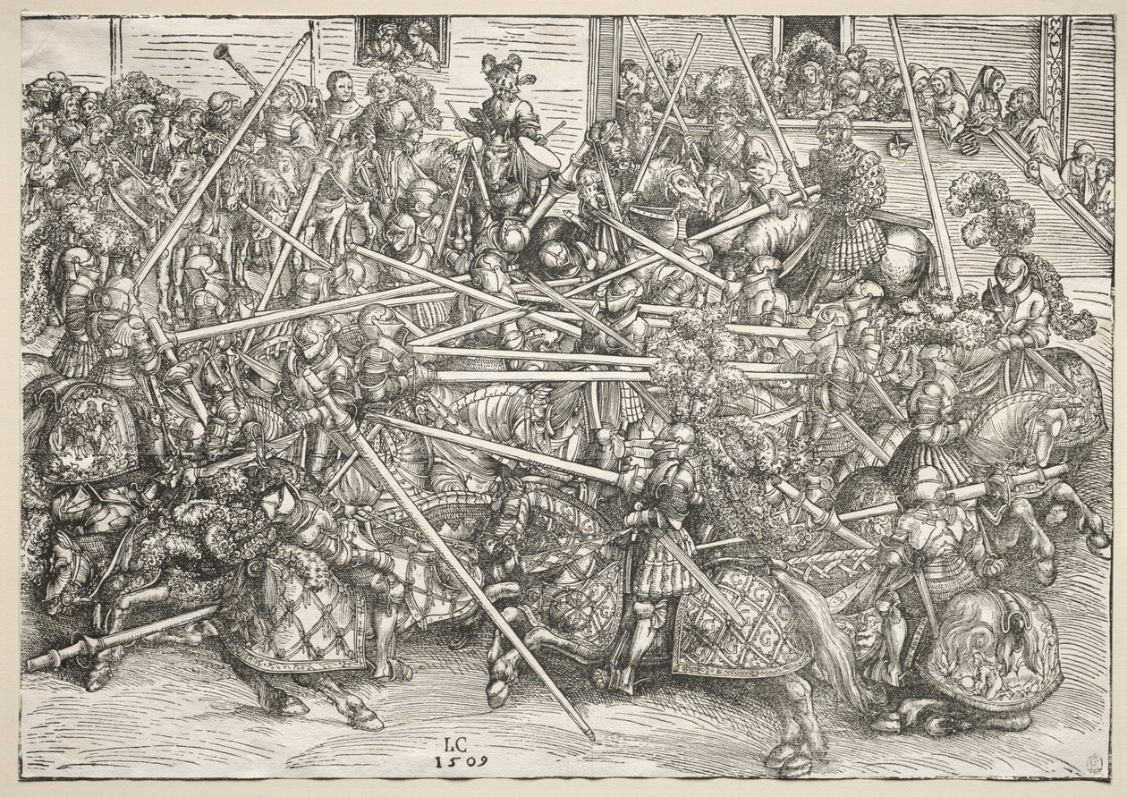 Turnaus lansseilla tekijältä Lucas Cranach