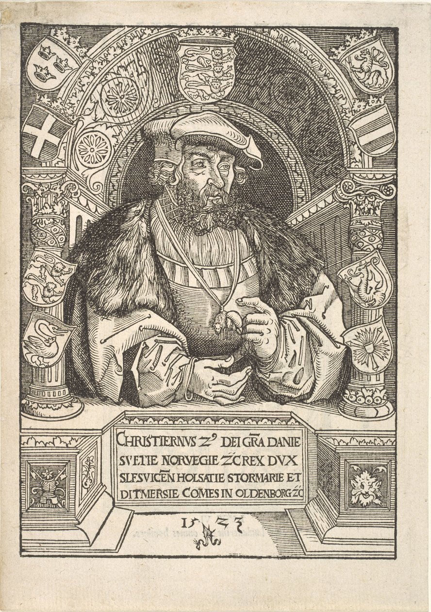 Tanskan kuningas Christian II tekijältä Lucas Cranach d.Æ.