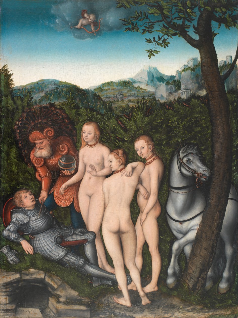 Pariisin tuomio tekijältä Lucas Cranach d.Æ.