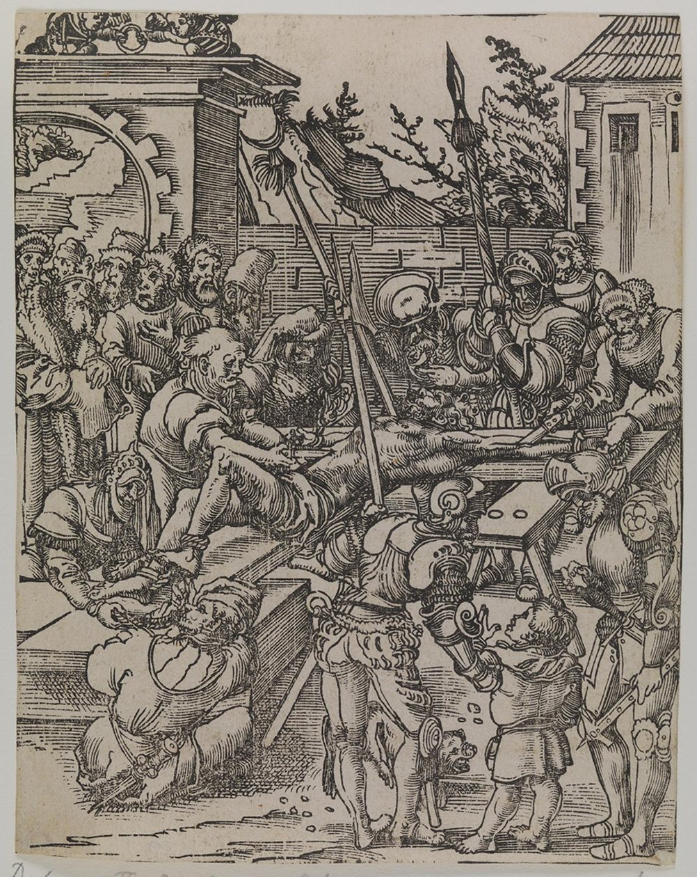 El Martiri de Sant Bartomeu finlandèsEl Martiri de Sant Bartomeu finlandès tekijältä Lucas Cranach d.Æ.