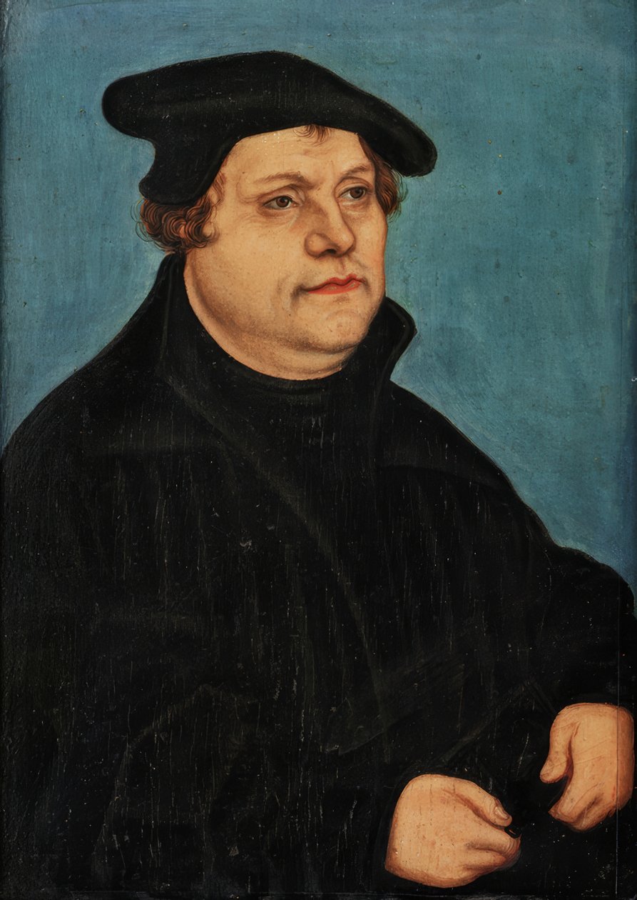 Martti Lutherin muotokuva tekijältä Lucas Cranach the Elder
