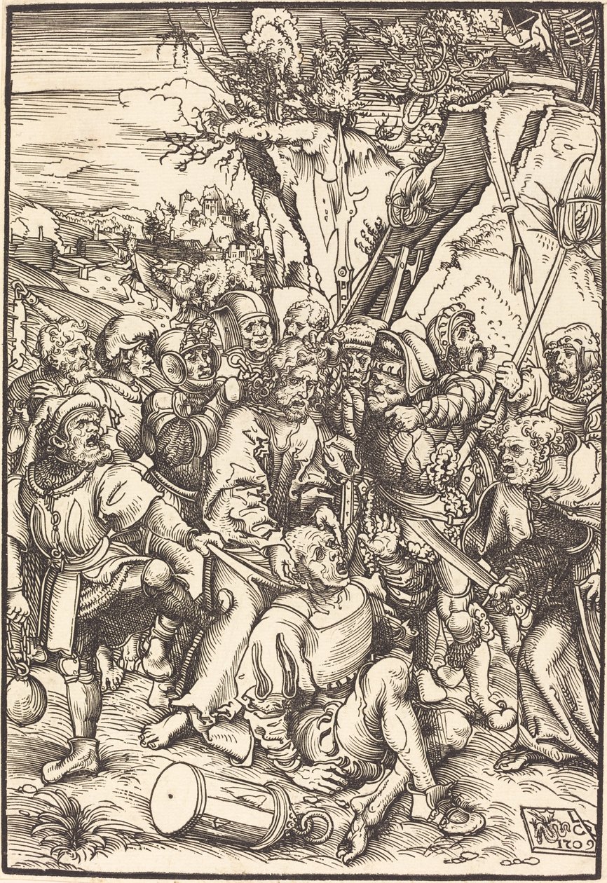 Kristus vangittiin tekijältä Lucas Cranach the Elder