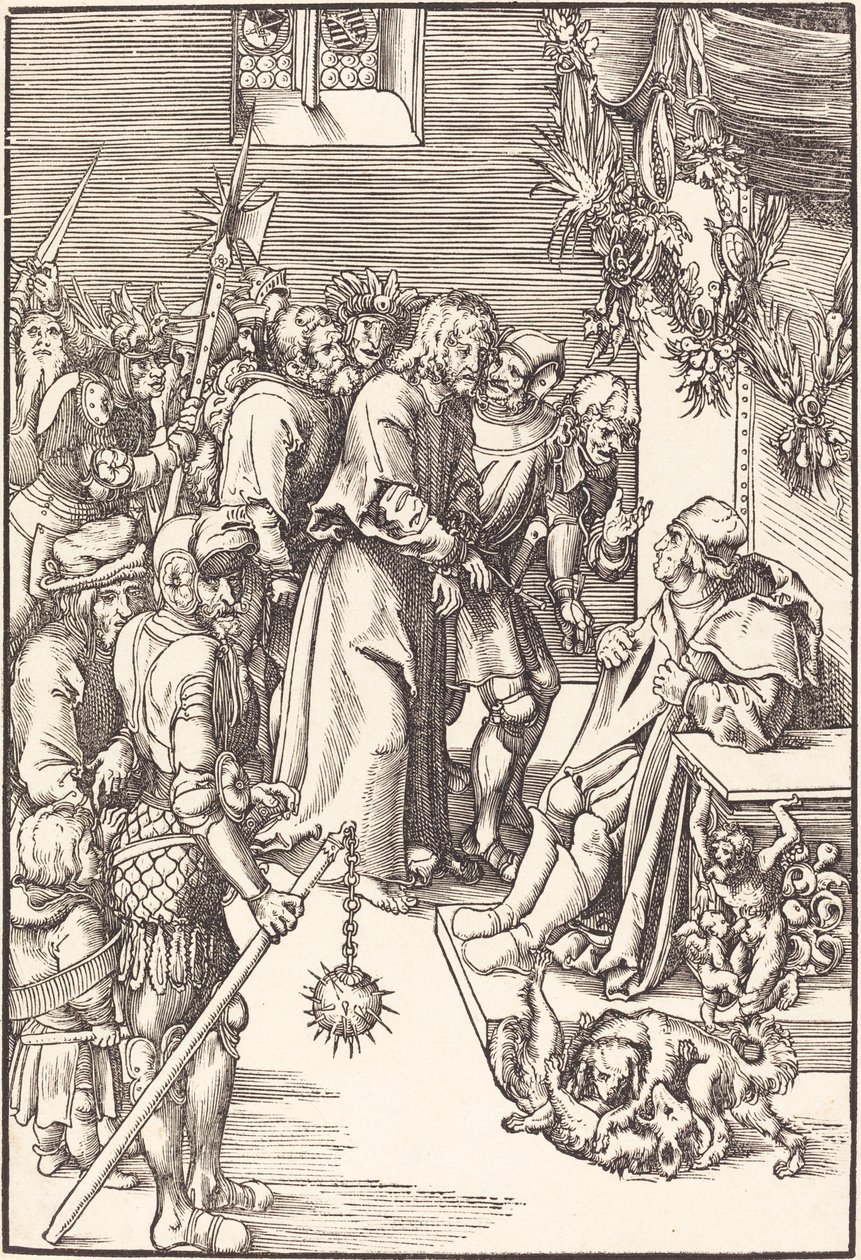 Kristus ennen Kaifasta tekijältä Lucas Cranach the Elder