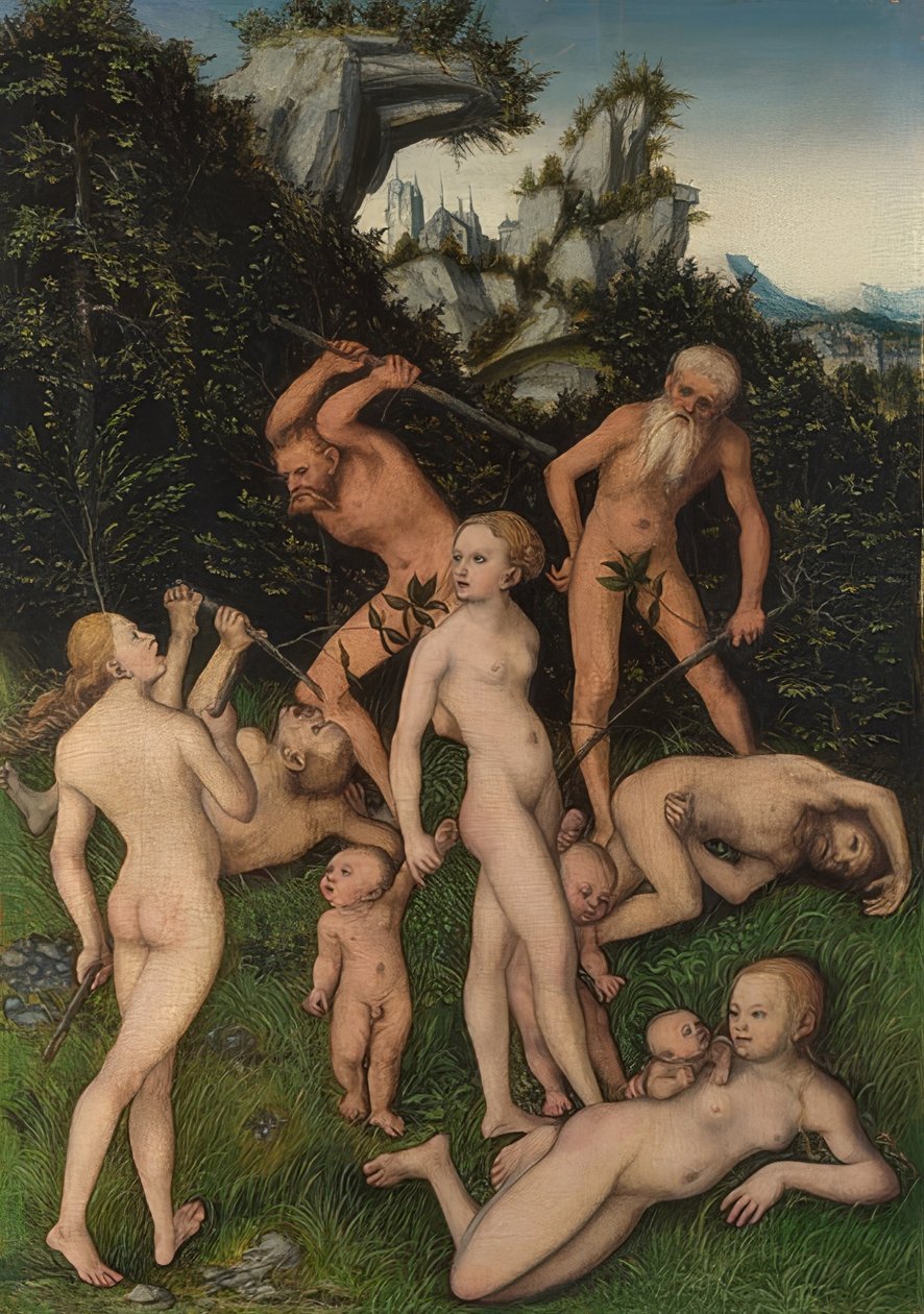 Hopeakauden loppu (?). Noin 1530 tekijältä Lucas Cranach the Elder