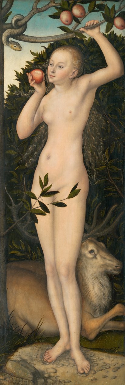 Eeva, 153337. tekijältä Lucas Cranach the Elder