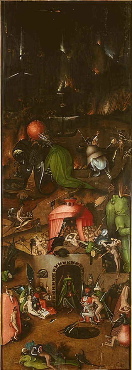 Siivekäs alttari viimeisellä tuomiolla. Noin 1524 tekijältä Lucas Cranach the Elder