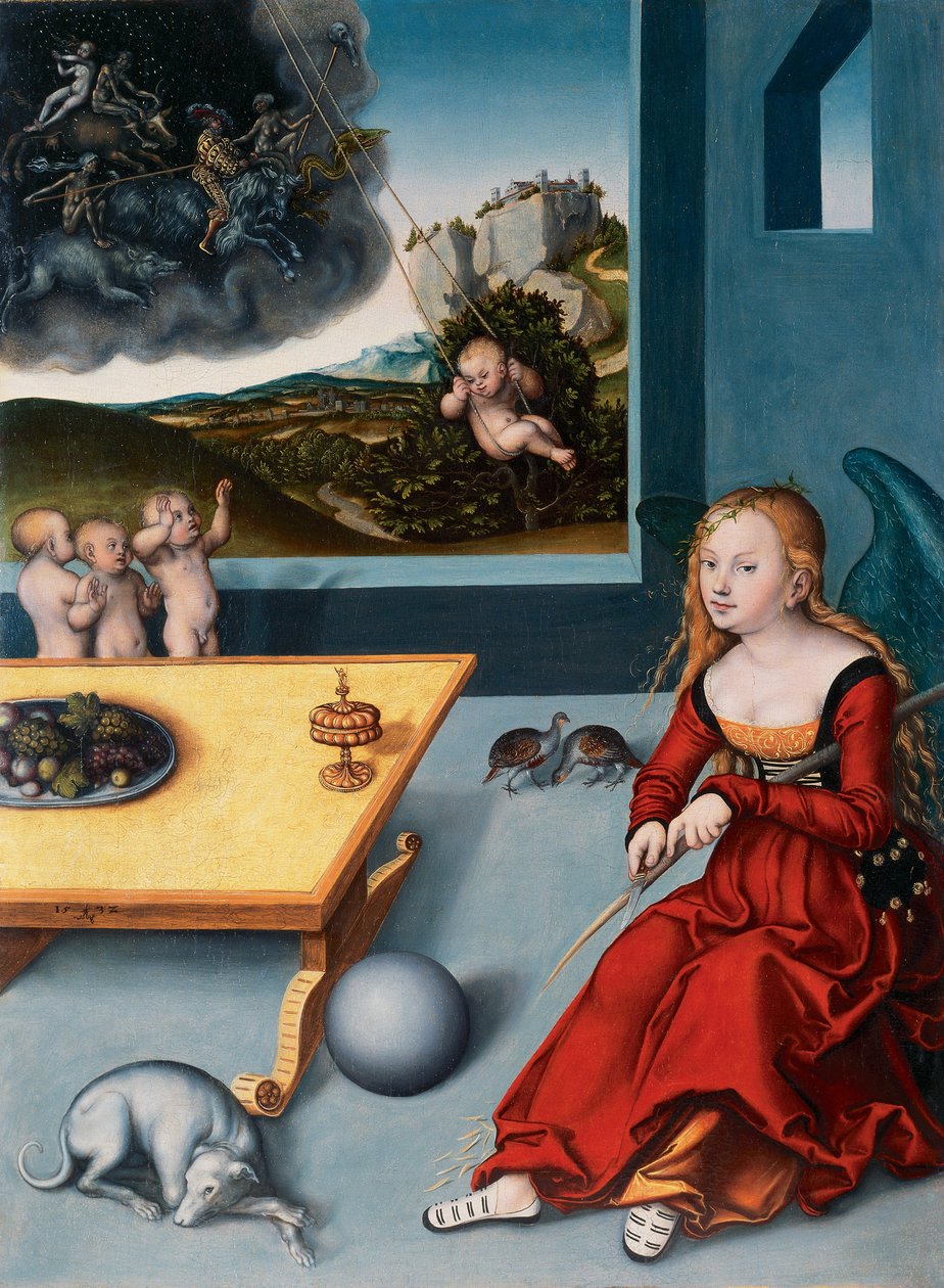 Ranska: La Mélancolie Melancholia tekijältä Lucas Cranach the Elder