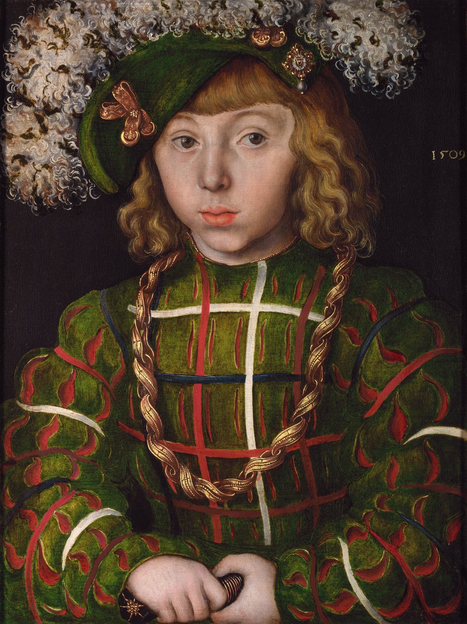 Saksalainen: Johann Friedrich I:n muotokuva Johann Friedrich I:n muotokuva Johann Friedrich I:n muotokuva tekijältä Lucas Cranach the Elder