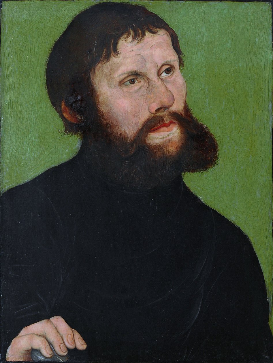 Saksa: Lutherin muotokuva Junker Jörgina Martin Luther 