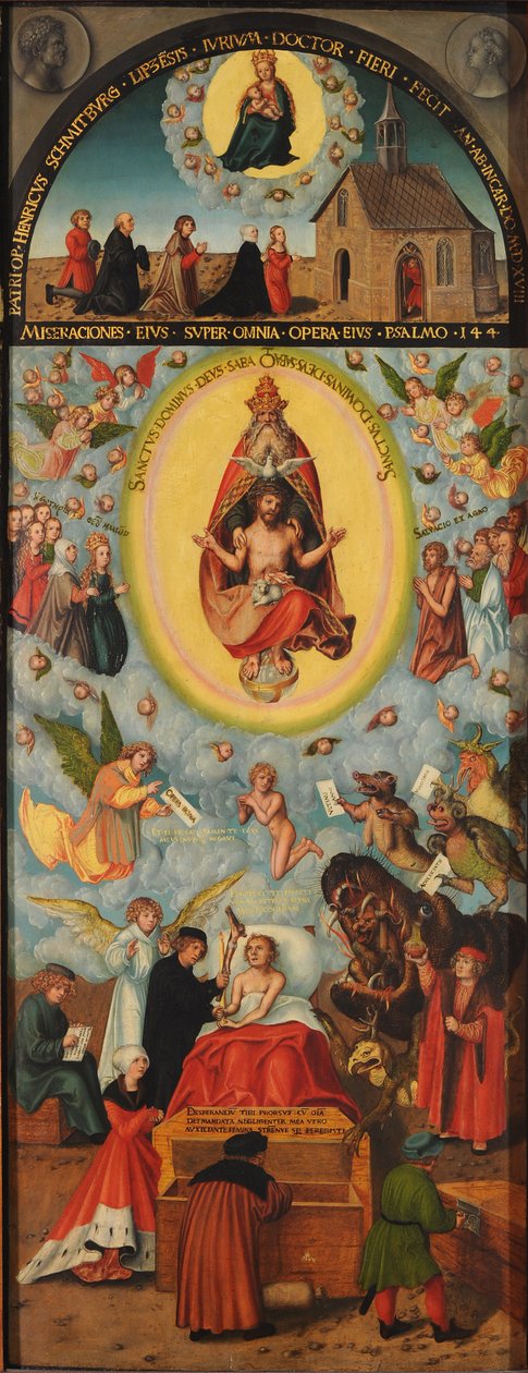 Saksa: Der Sterbende Kuoleva mies tekijältä Lucas Cranach the Elder