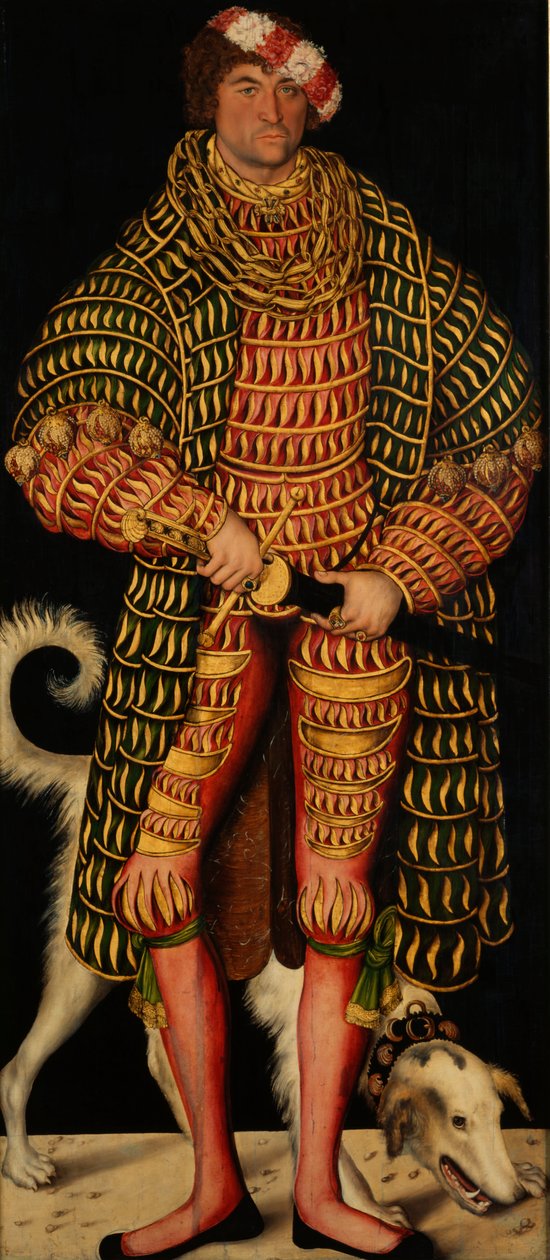 Saksa: Herzog Heinrich der Fromme (1473-1541) Herttua Henrik Hurskas. tekijältä Lucas Cranach the Elder