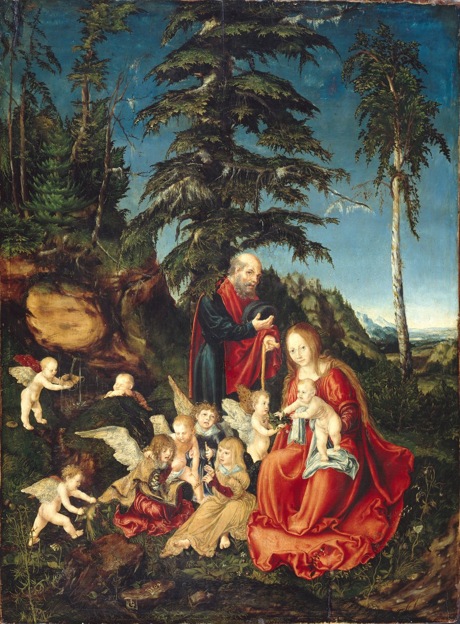 Saksa: Lepo lennolla Egyptiin Lepo lennolla Egyptiin Lepo lennolla Egyptiin tekijältä Lucas Cranach the Elder