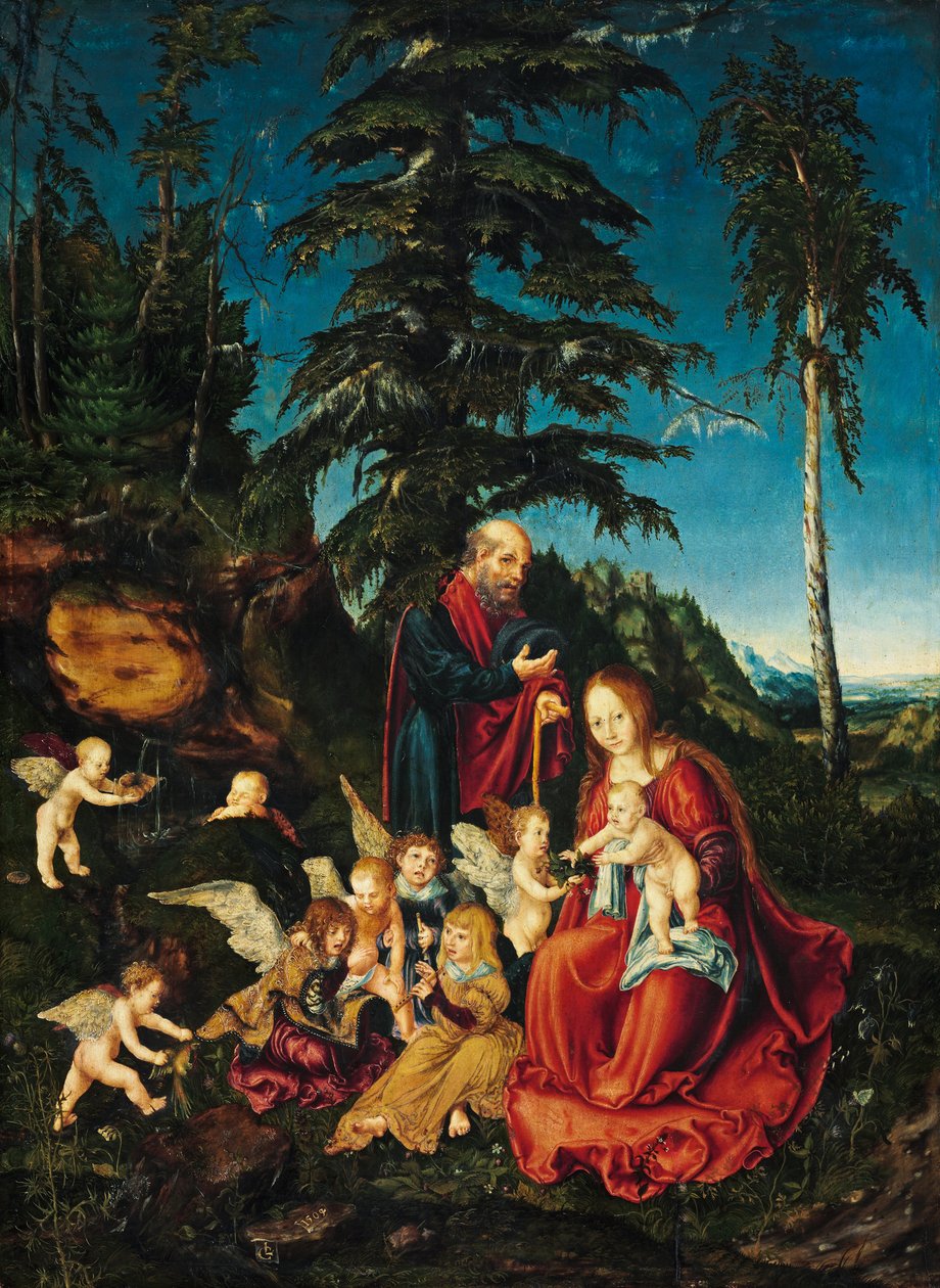 Saksa: Lepo lennolla Egyptiin Lepo lennolla Egyptiin Lepo lennolla Egyptiin tekijältä Lucas Cranach the Elder