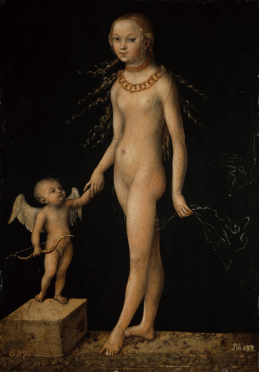 Saksa: Venus und Amor Venus ja Amor Venus ja Amor tekijältä Lucas Cranach the Elder
