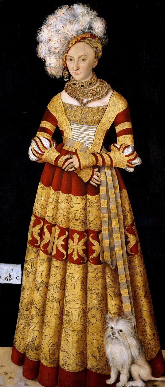 Herzogin Katharina von Mecklenburg tekijältä Lucas Cranach the Elder