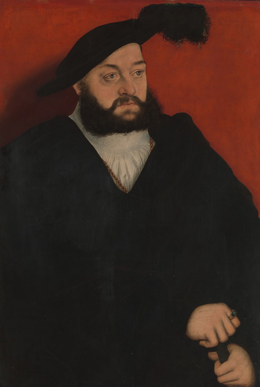 Johann 1498-1537, Saksin herttua, n. 1534-37. tekijältä Lucas Cranach the Elder