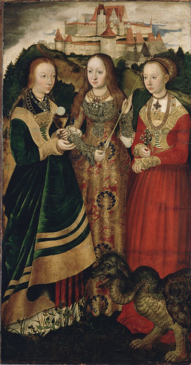 Pyhän Katariinan alttari tekijältä Lucas Cranach the Elder
