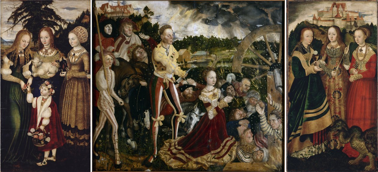 Katharinenaltar tekijältä Lucas Cranach the Elder