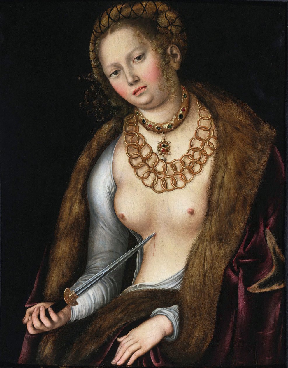 Lucretia tekijältä Lucas Cranach the Elder