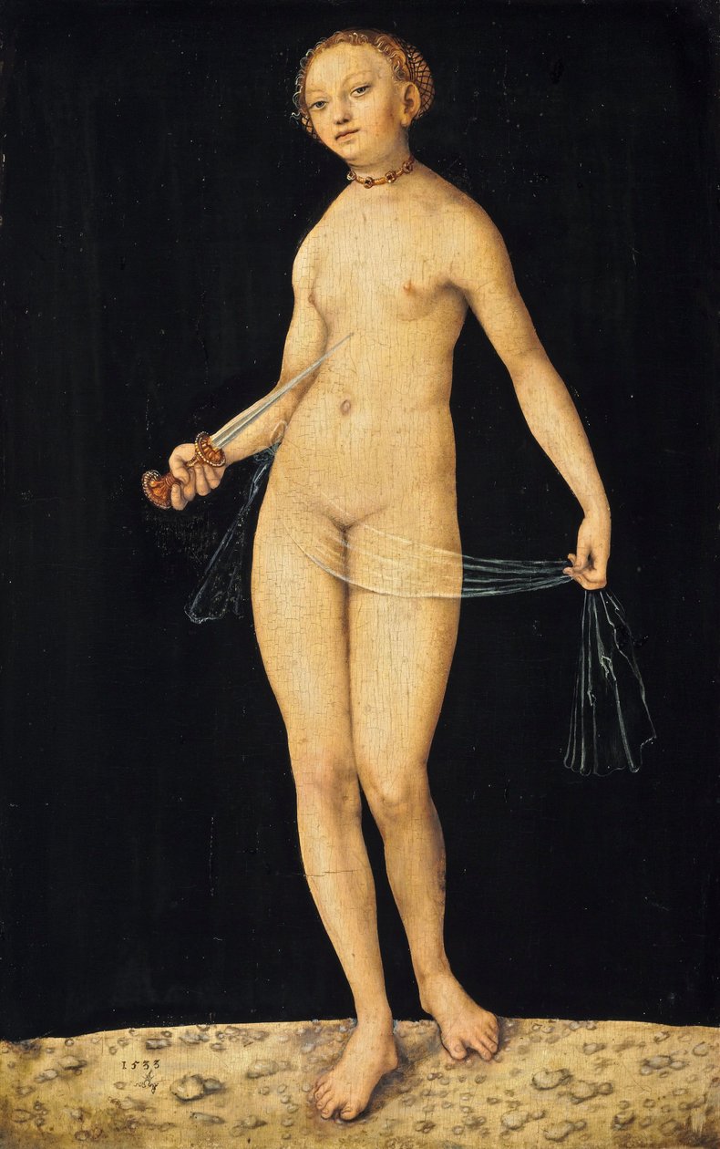 Lucretia tekijältä Lucas Cranach the Elder