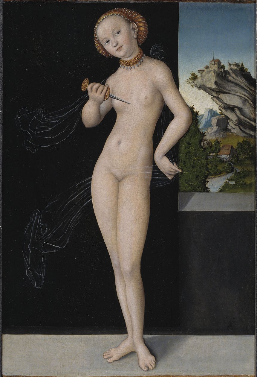 Lucretia, 1528 tekijältä Lucas Cranach the Elder