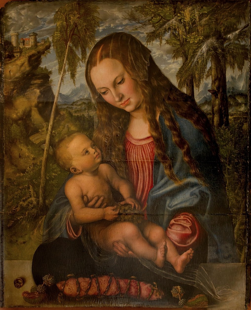 Madonna kuusen alla tekijältä Lucas Cranach the Elder