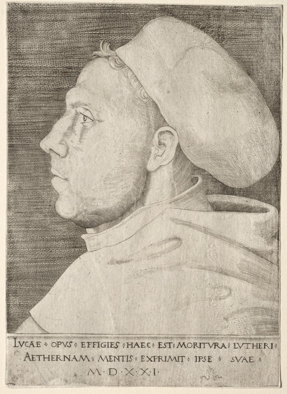 Martti Luther. tekijältä Lucas Cranach the Elder
