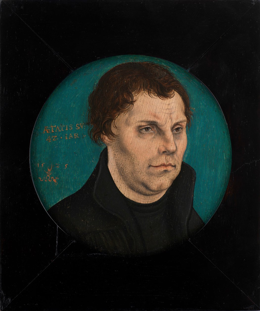 Martti Luther 1483-1546, 1525 tekijältä Lucas Cranach the Elder