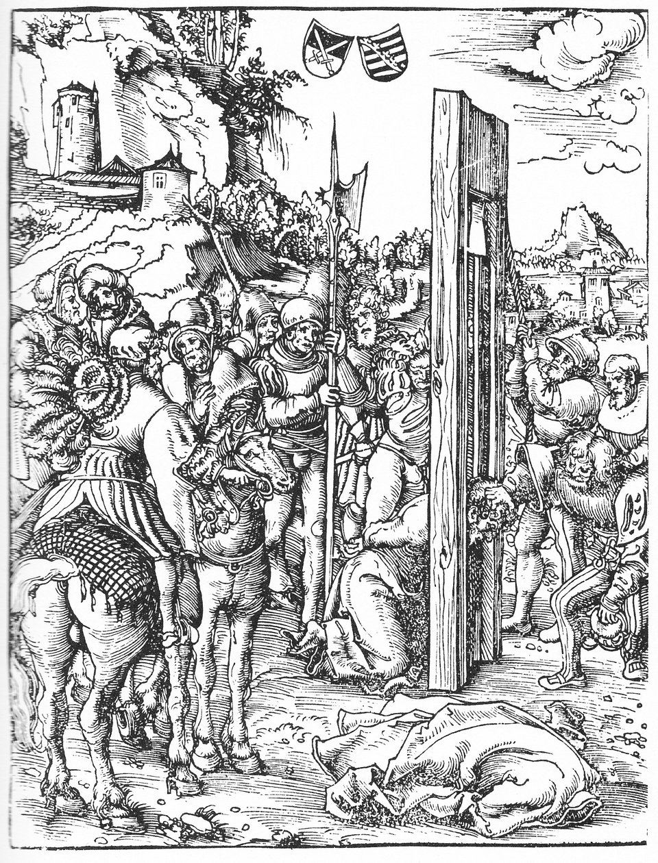 Pyhän Matteuksen marttyyrikuolema tekijältä Lucas Cranach the Elder