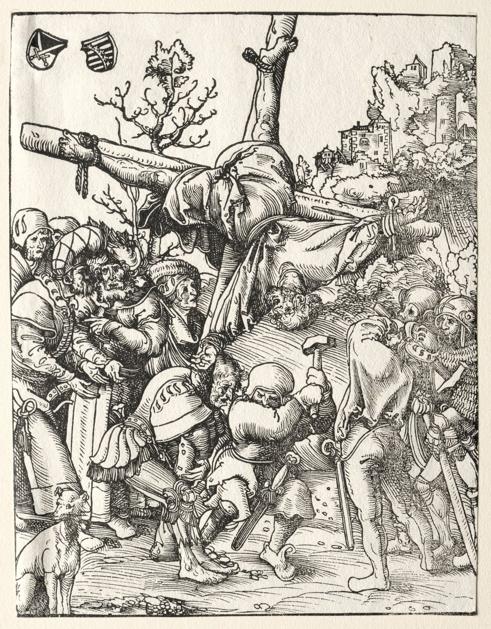 Pyhän Pietarin marttyyrikuolema. tekijältä Lucas Cranach the Elder