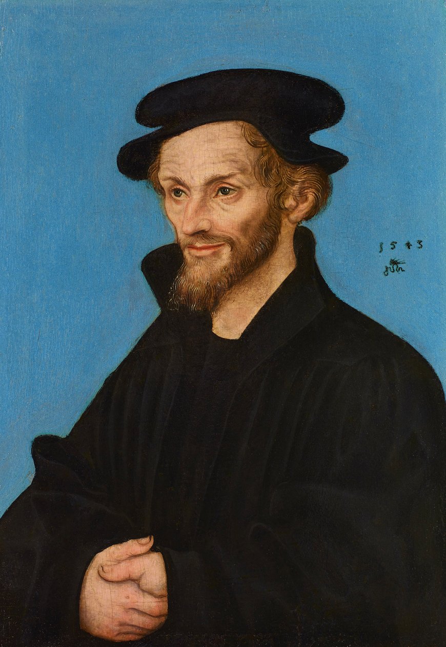 Philipp Melanchthonin muotokuva tekijältä Lucas Cranach the Elder
