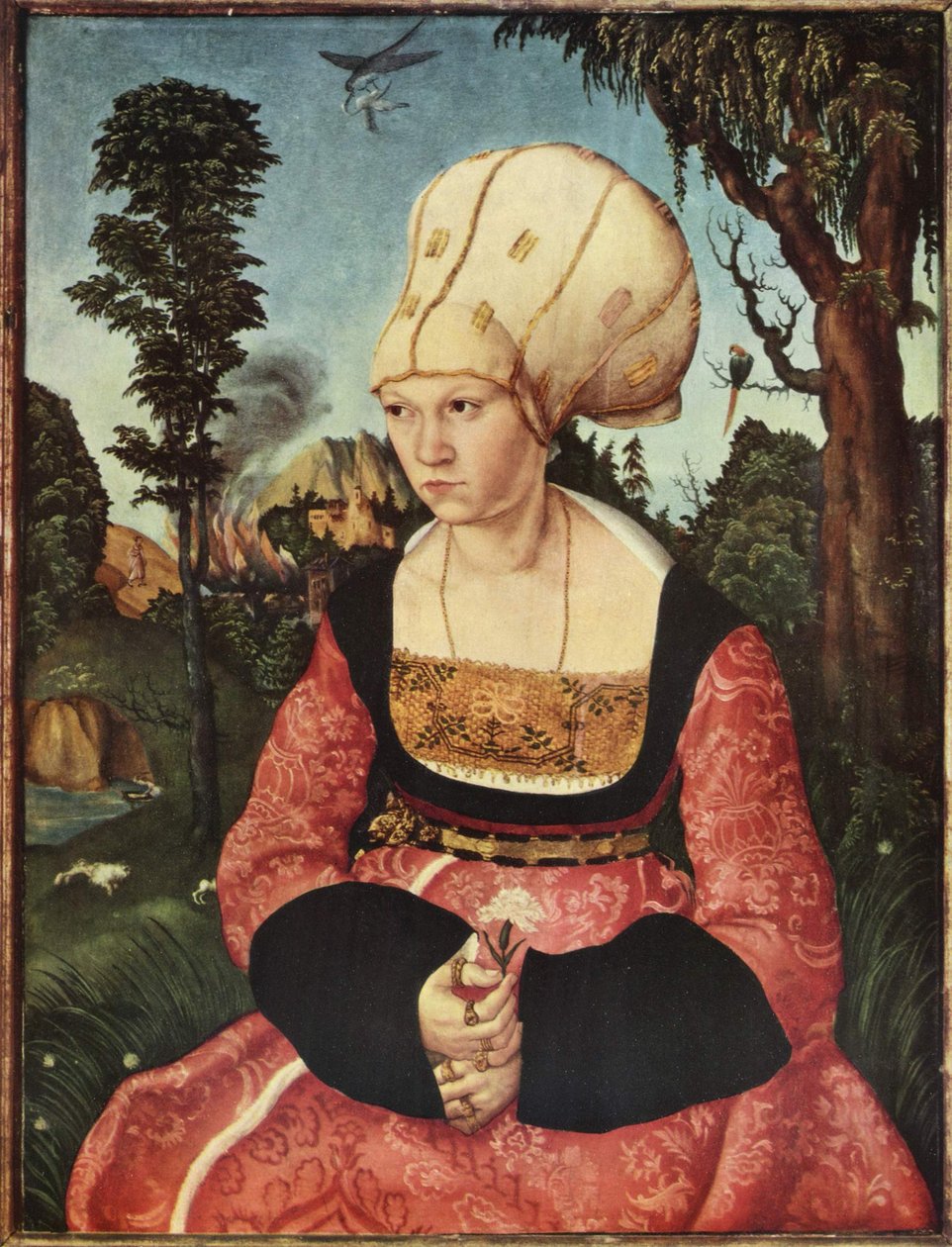 Anna Cuspinianin muotokuva tekijältä Lucas Cranach the Elder