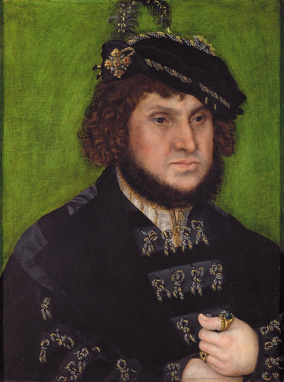 Muotokuva Johann Sinnikkäästä tekijältä Lucas Cranach the Elder