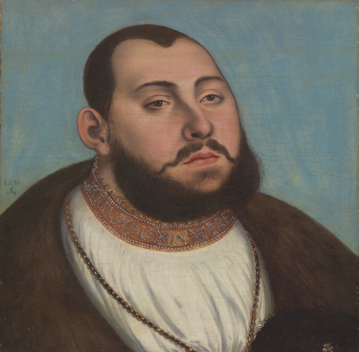 Muotokuva Johannes Frédéric Suurmielisestä, Saksin vaaliruhtinas ja herttua tekijältä Lucas Cranach the Elder