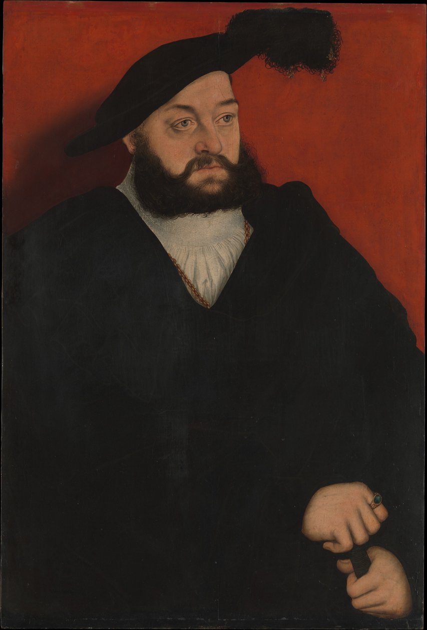 Muotokuva Johnista, Saksin perinnöllisestä prinssistä tekijältä Lucas Cranach the Elder