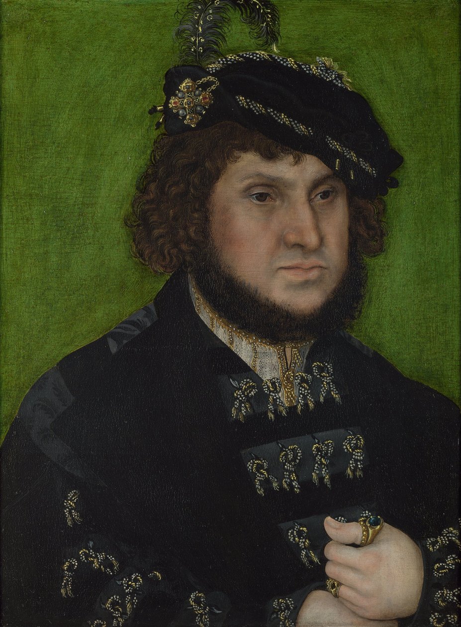 Johanneksen Saksin muotokuva 1468-1532, 1509 tekijältä Lucas Cranach the Elder