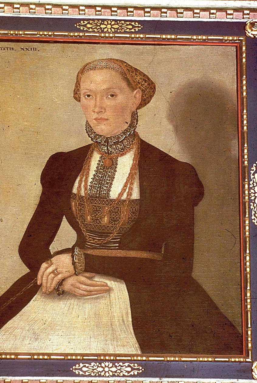 Margarethe Lutherin muotokuva tekijältä Lucas Cranach the Elder