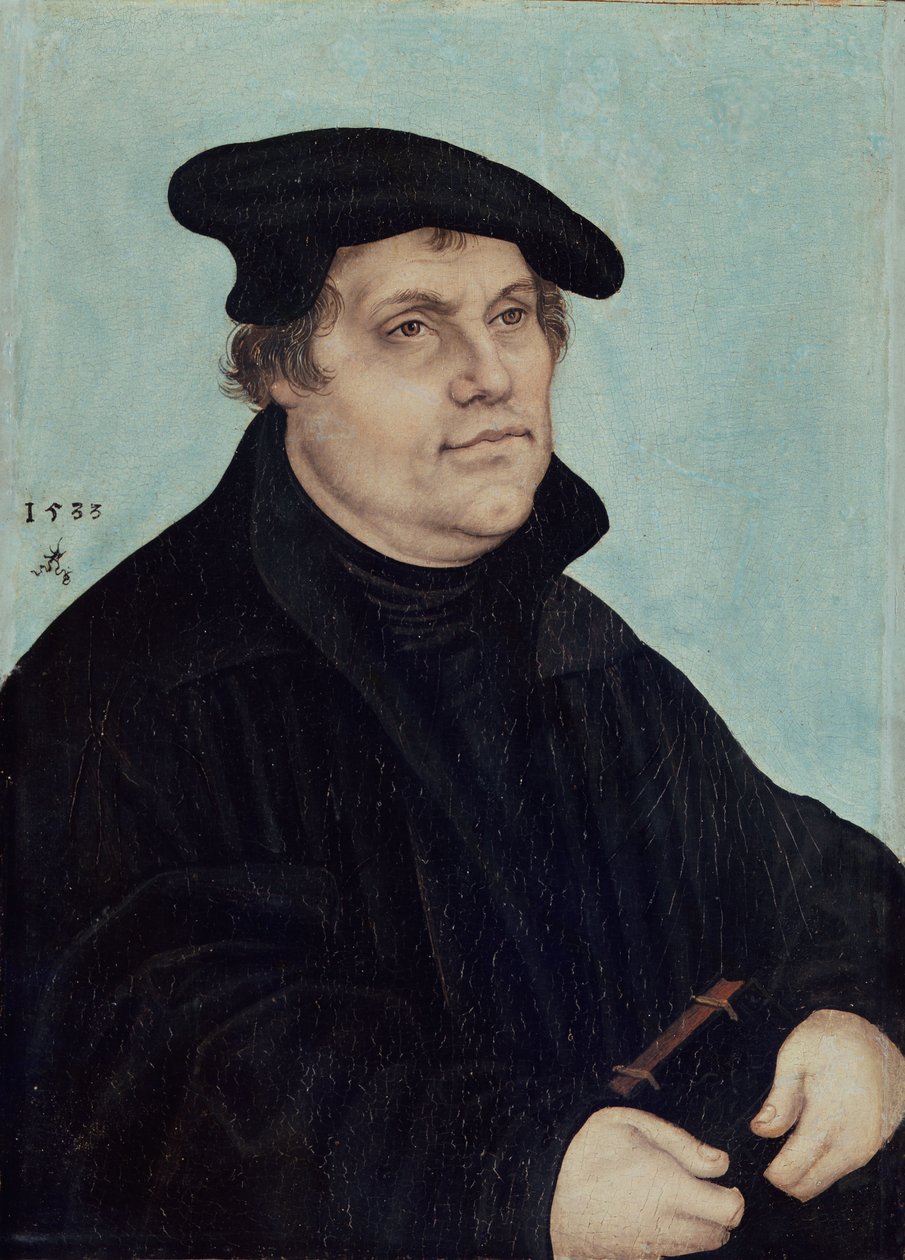 Martin Lutherin muotokuva tekijältä Lucas Cranach the Elder